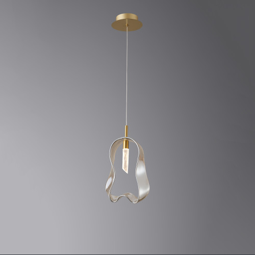 5515/1P Brushed brass Cognac glass