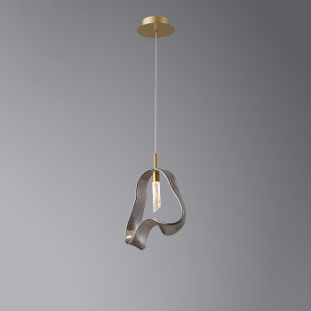 5515/1P Brushed brass Smoke glass
