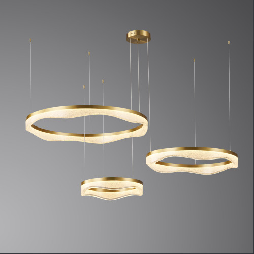 2286/800+600+400 Brushed brass