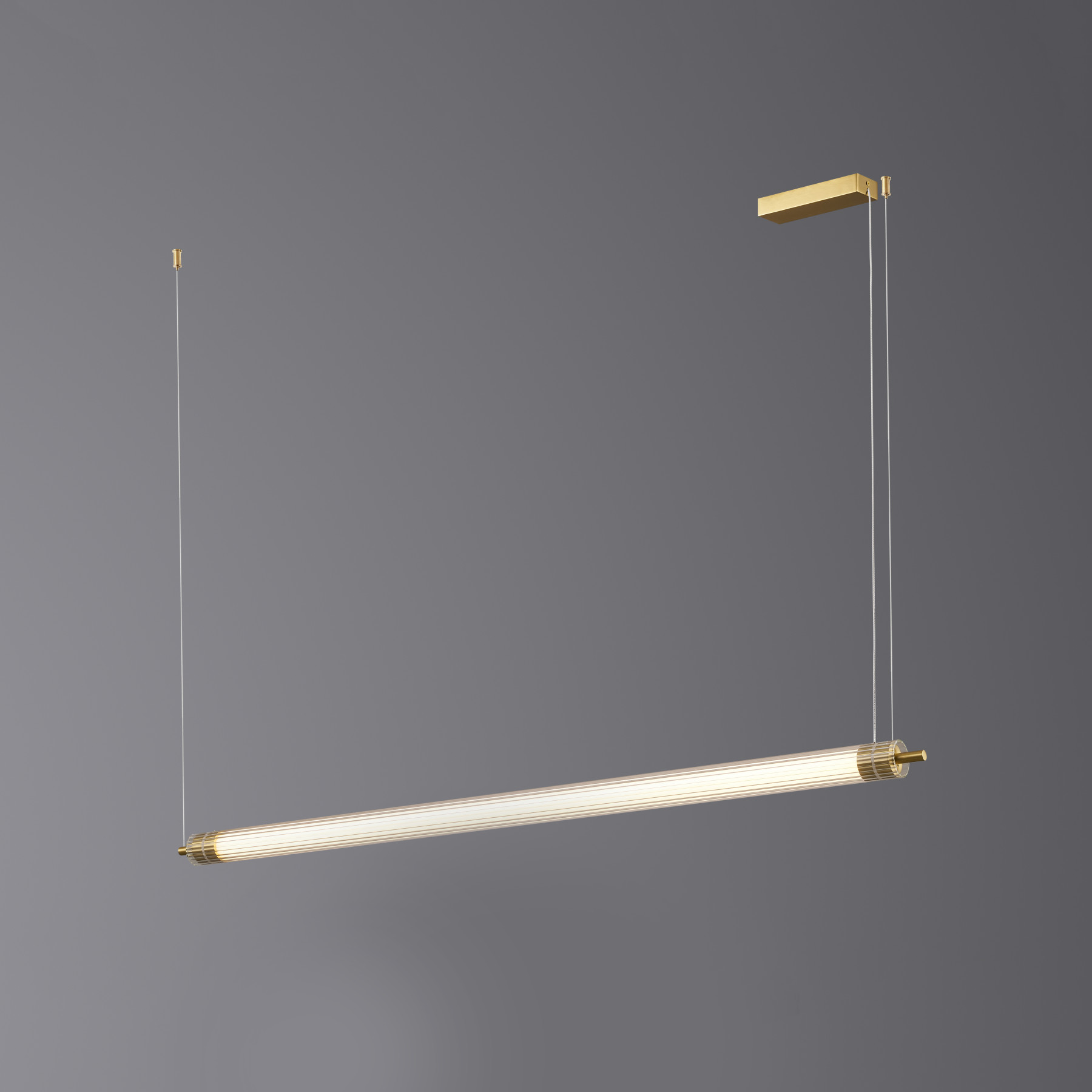8308/L120 Brushed brass